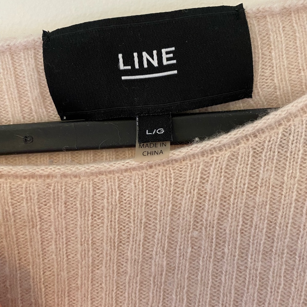 Cashmere Light Pink Lightweight Sweater